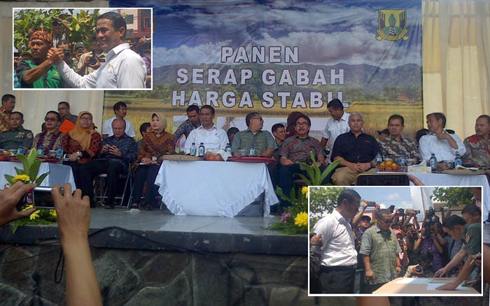 Mentan Canangkan Serap Gabah Nasional di Sukabumi